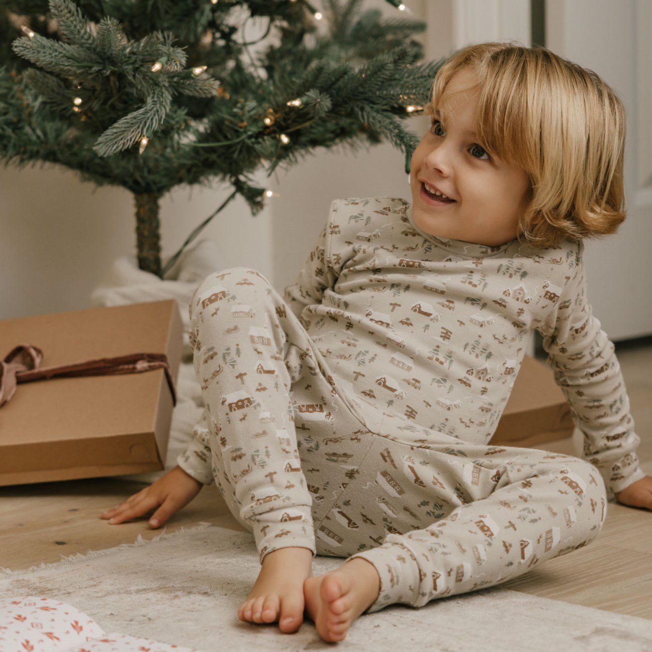 L/S Pajama Set | North Pole