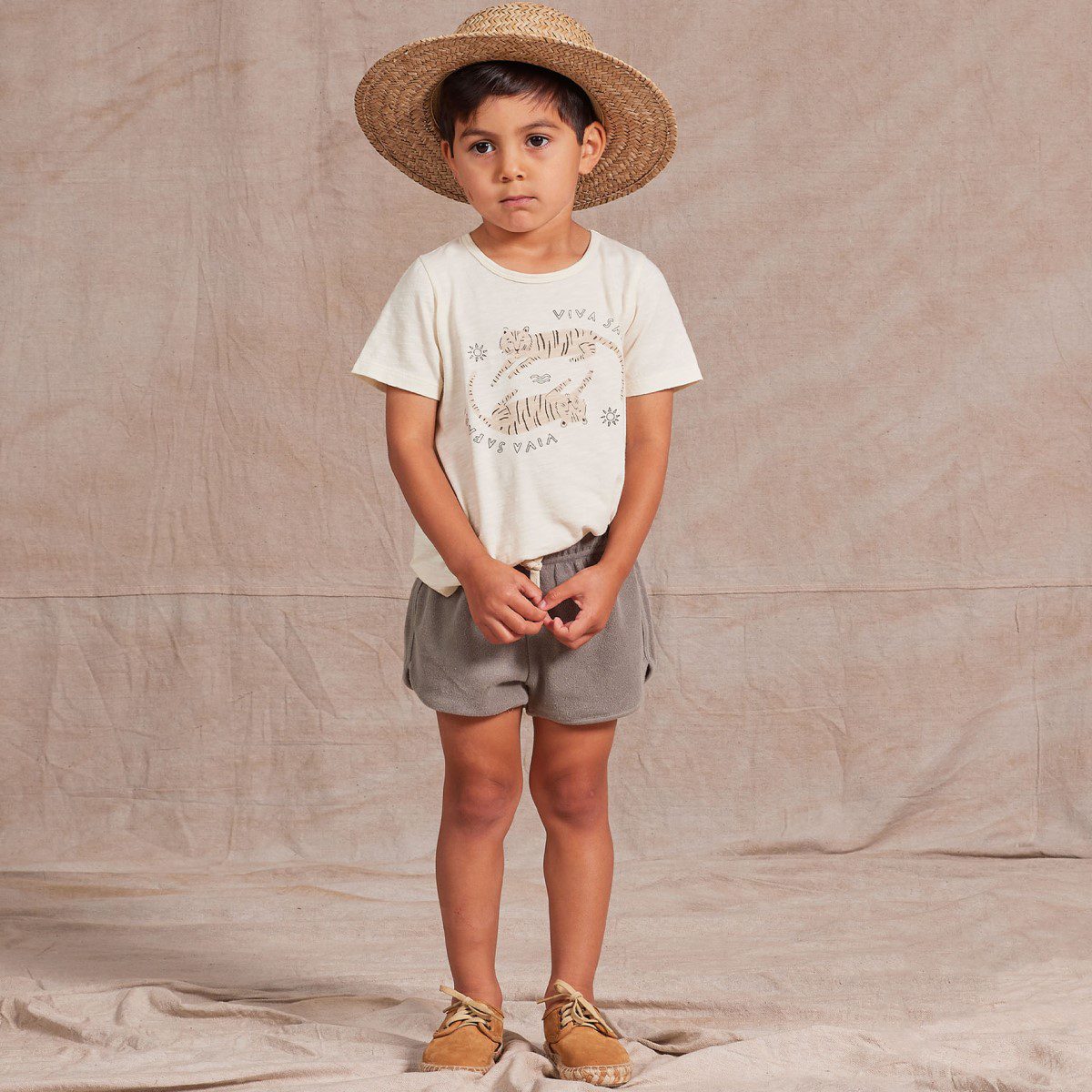 Viva Safari Basic Tee & Pool Track Shorts