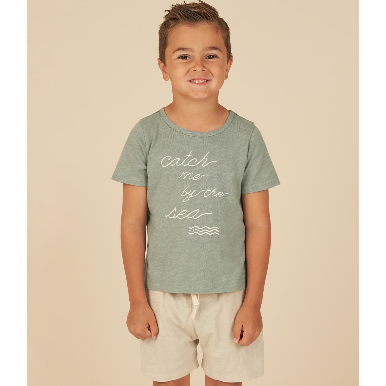 Catch Me By The Sea Tee & Sam Short Dove