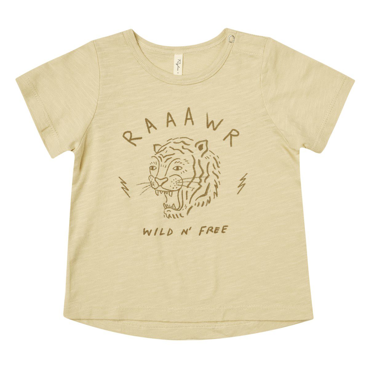 Lemon Basic Tee & Sand Relaxed Short