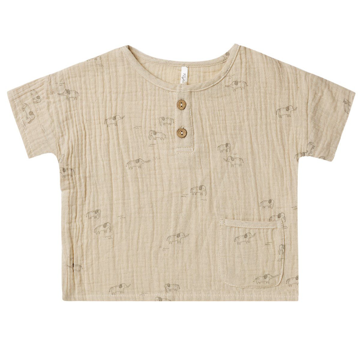 Elephants Woven Henley Tee & Pool Rowan Pant