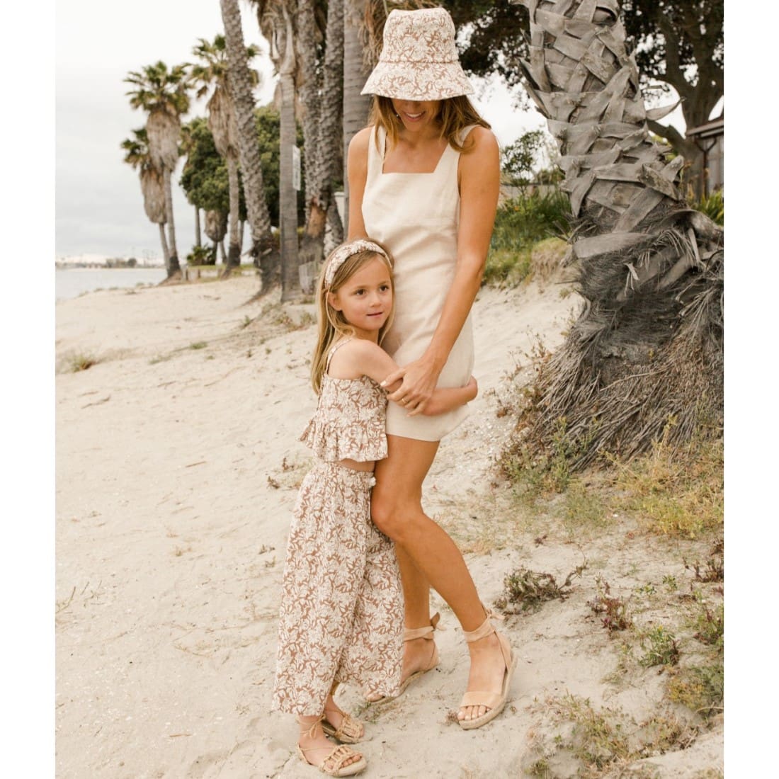 Cropped Peplum Tank | Plumeria