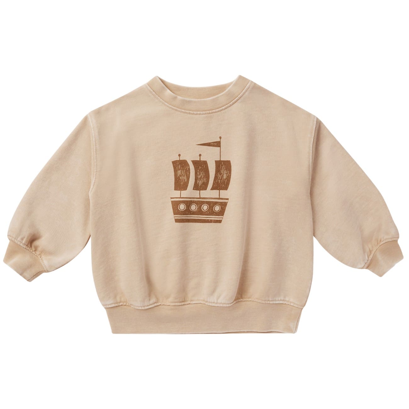 Relaxed Sweatshirt & Short | Oat