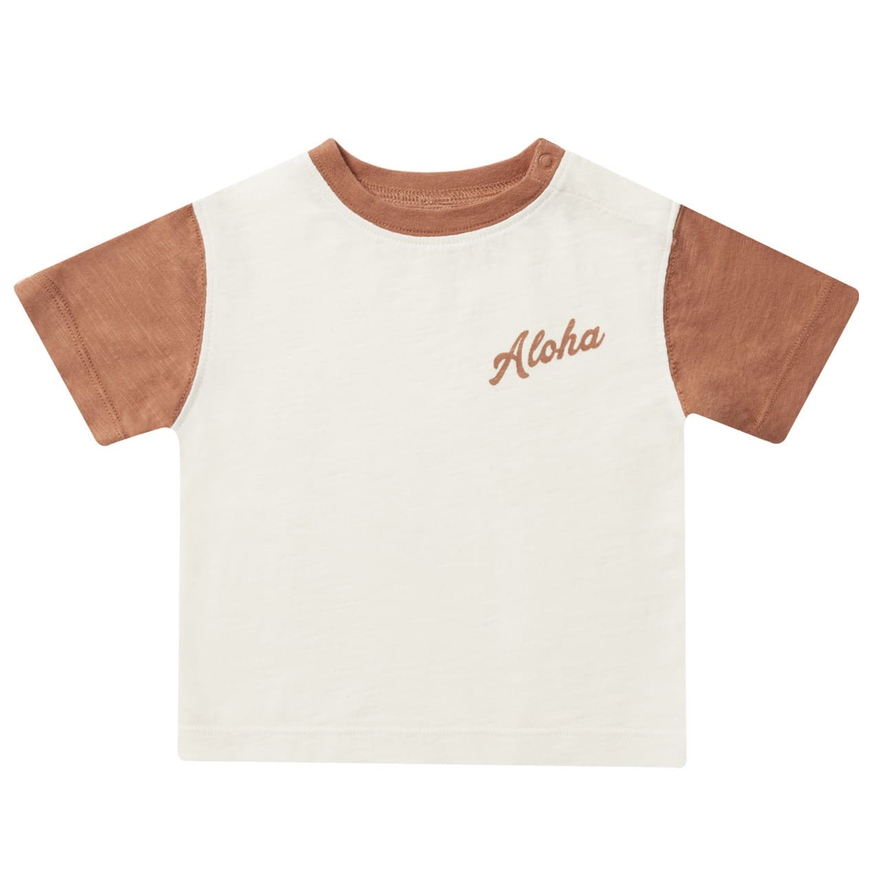Contrast Short Sleeve Tee | Aloha