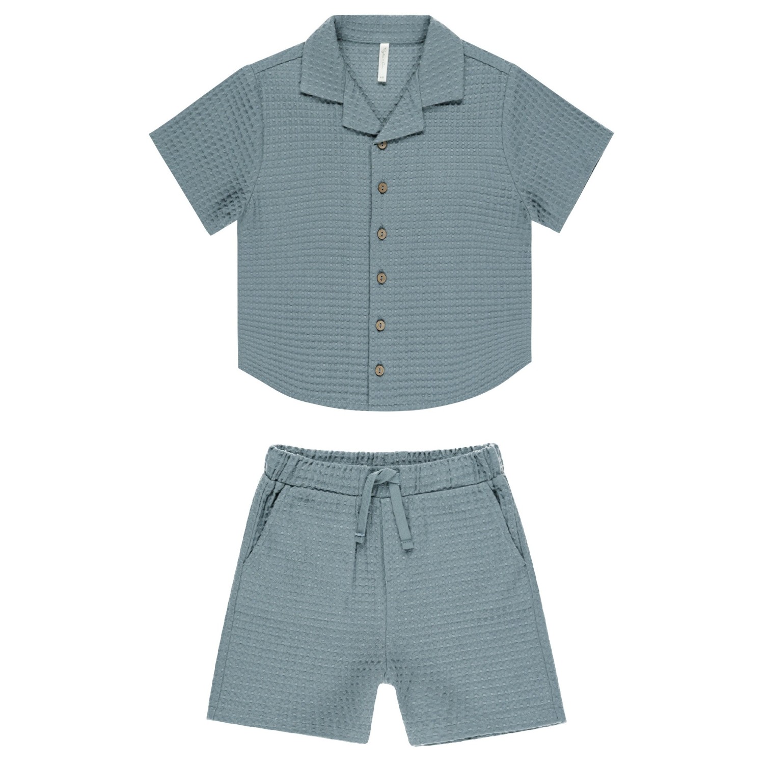 Lapel Collared Shirt & Perry Short | Ocean