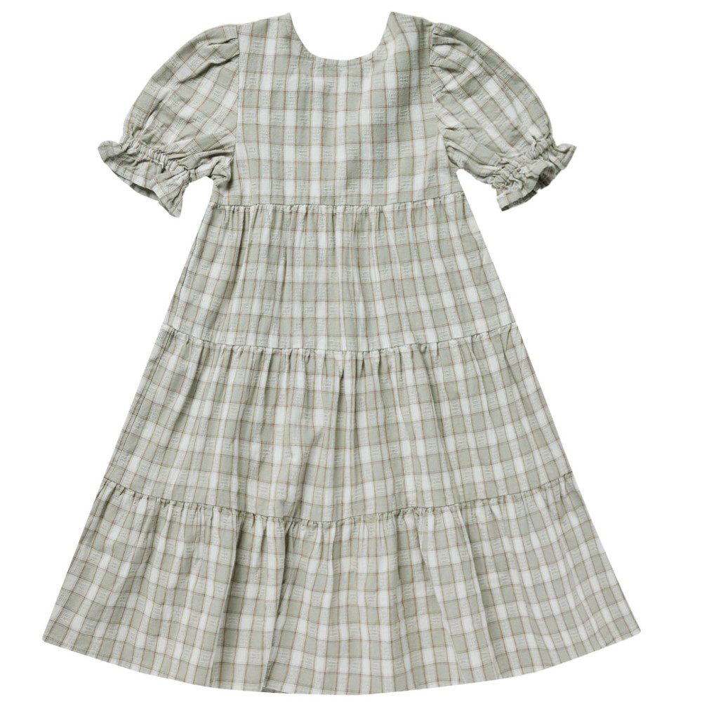 Frannie Dress | Pewter Plaid