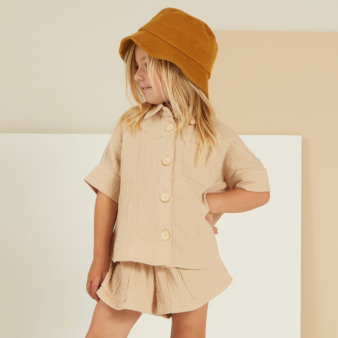 Terry Bucket Hat | Terracotta