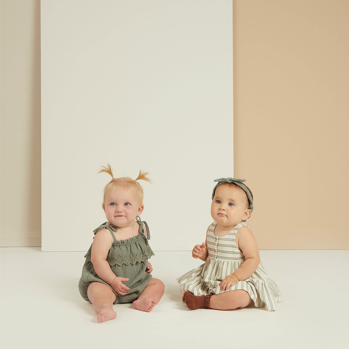 Ruby Swing Dress | Aqua Stripe