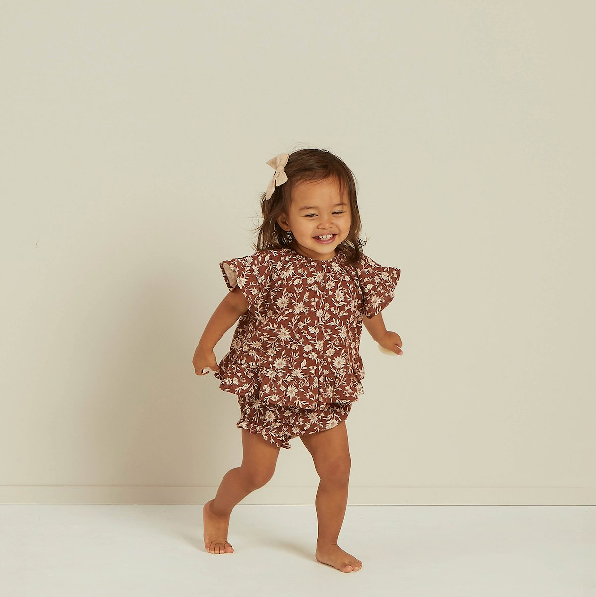 Flutter Bloomer & Butterfly Top | Wild Floral