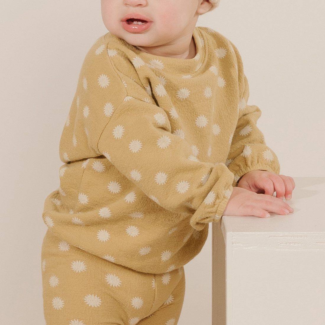 Sunburst Slouchy Pullover & Knit Leggings