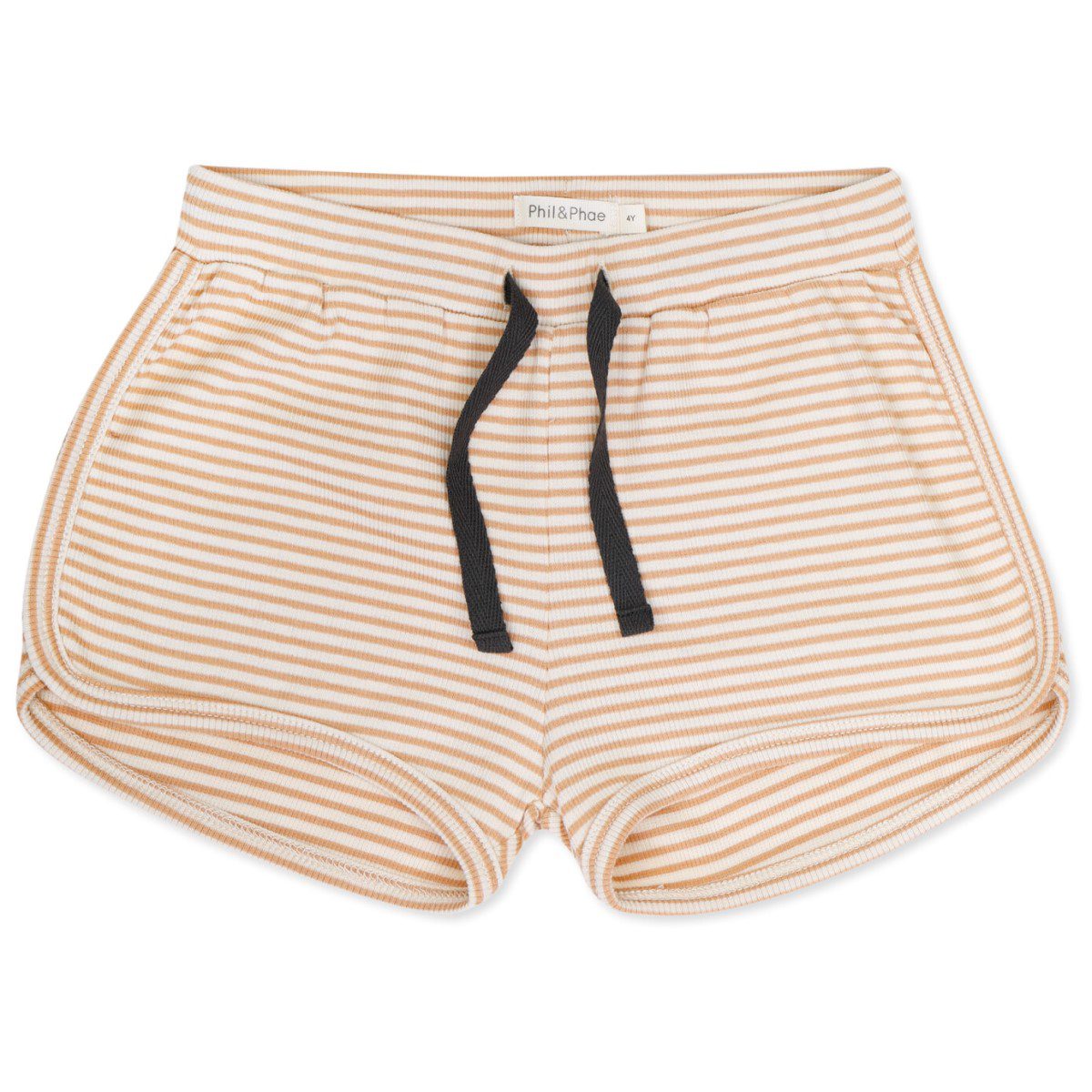 Oversized Tee S/S & Rib Shorts Stripes | Dune