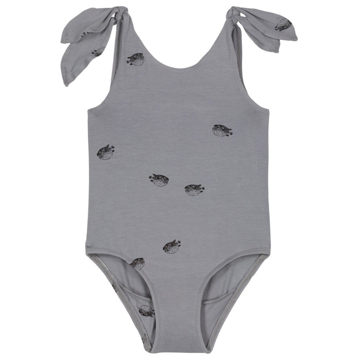 Roberta Swimsuit | Grey Blue/Puffer Fish