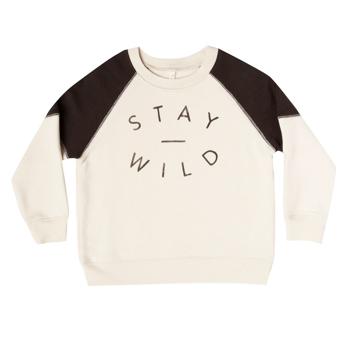 Raglan Stay Wild Sweatshirt & Jogger Pant
