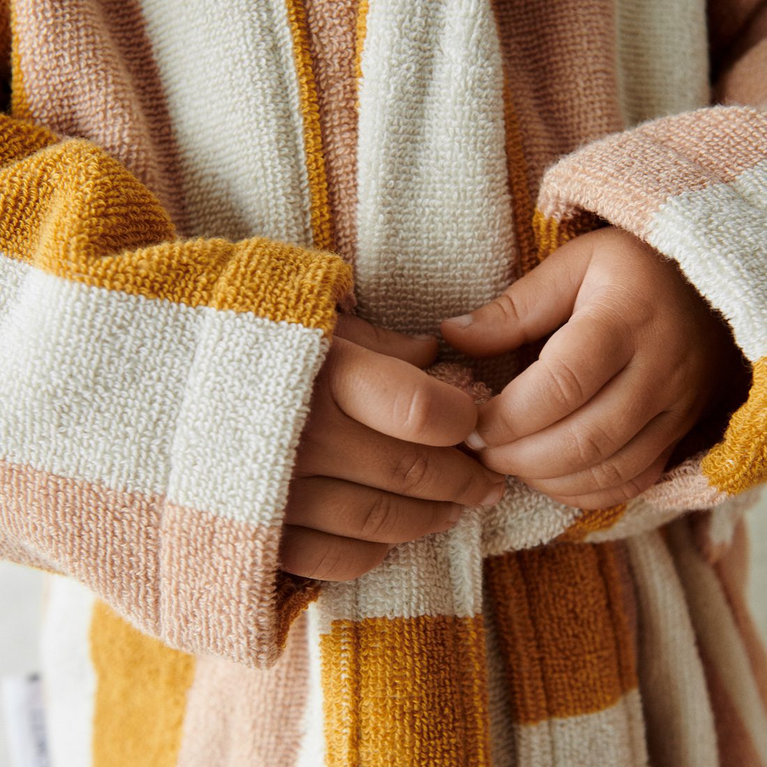 Reggie Bathrobe | Peach/Sandy/Yellow Mellow