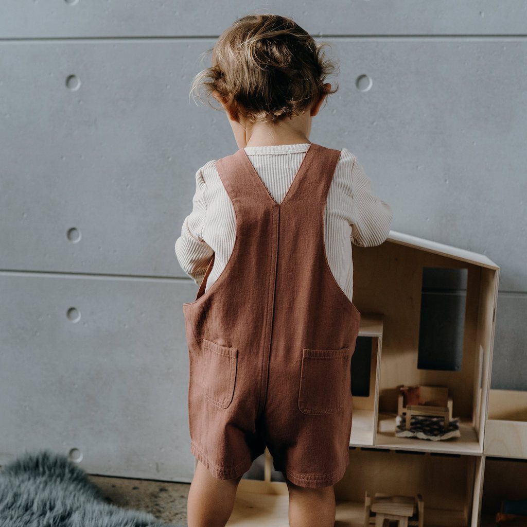 Remy Overalls & Drew Romper