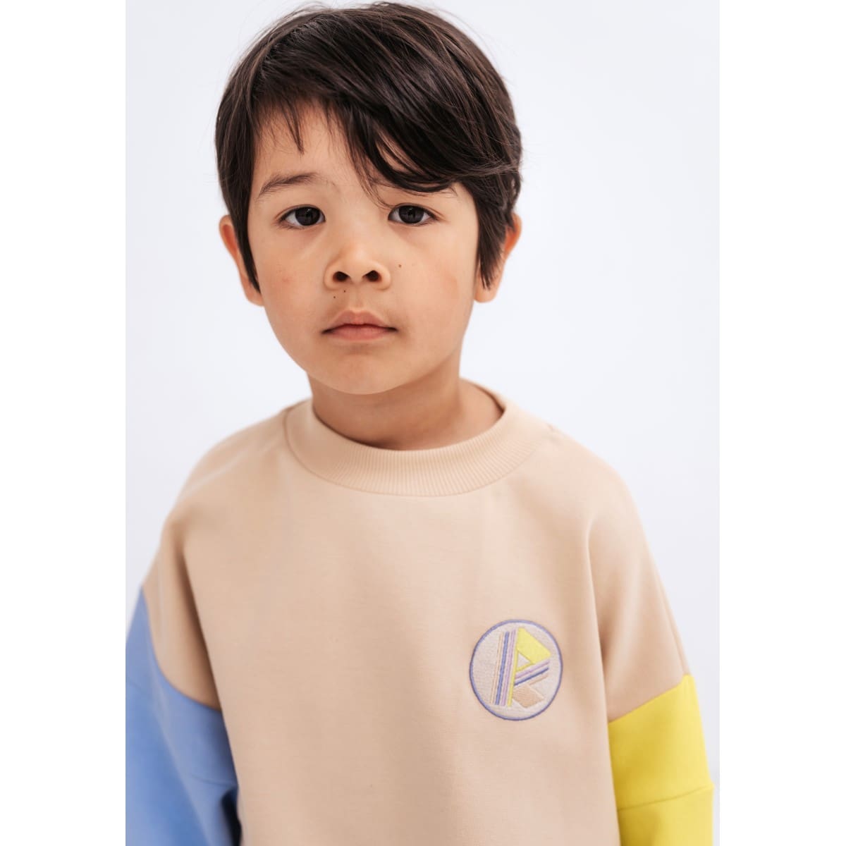 Crewneck Sweater | Color Block