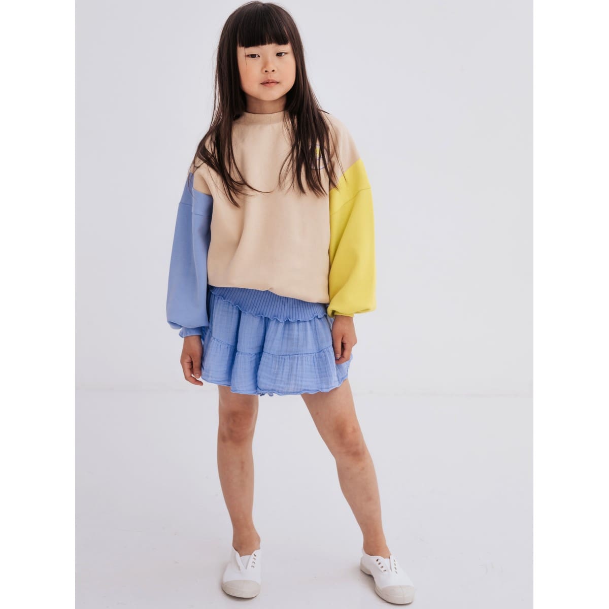 Crewneck Sweater | Color Block