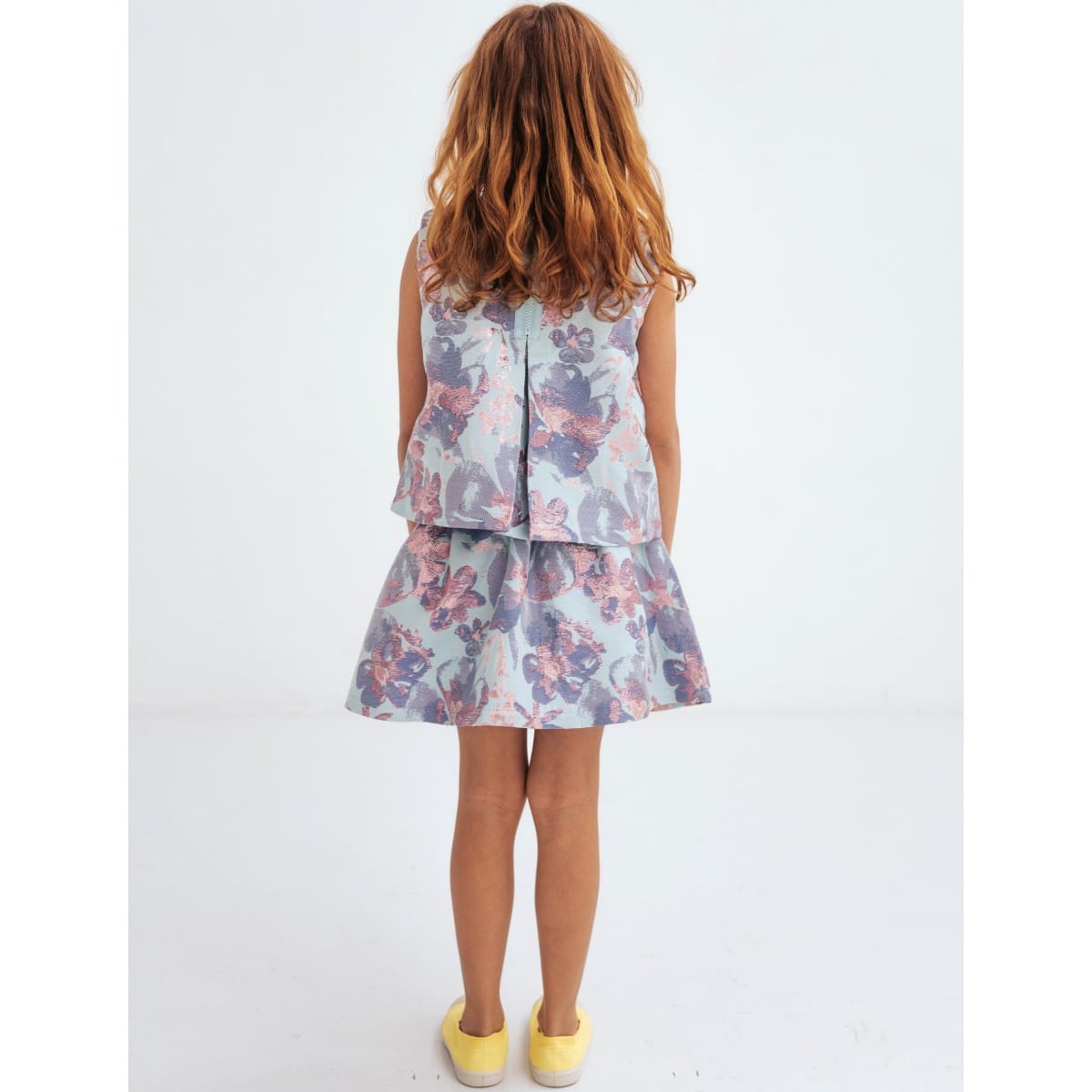 Euphoria Top | Sparkle Aqua Flower