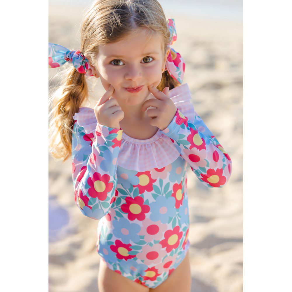 Retro Flowers Rashguard