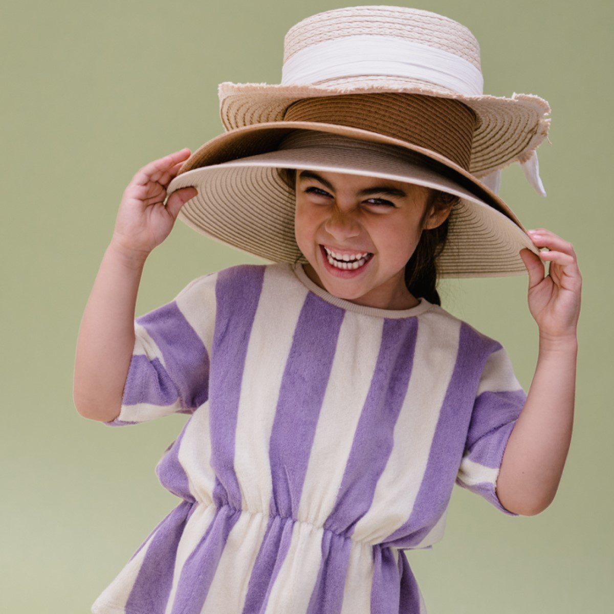 Peplum Stripes Top | Pear