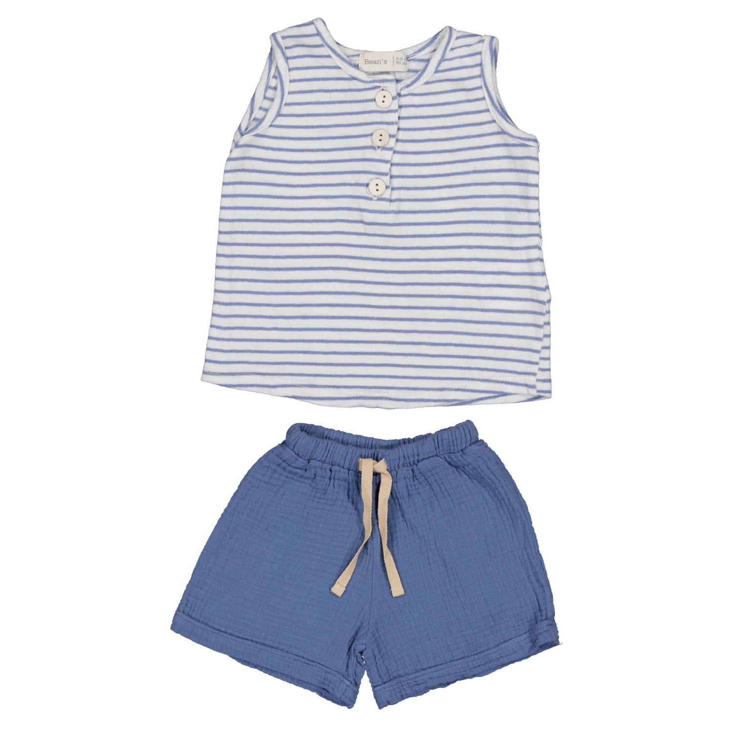 Striped Top & Bambula Shorts