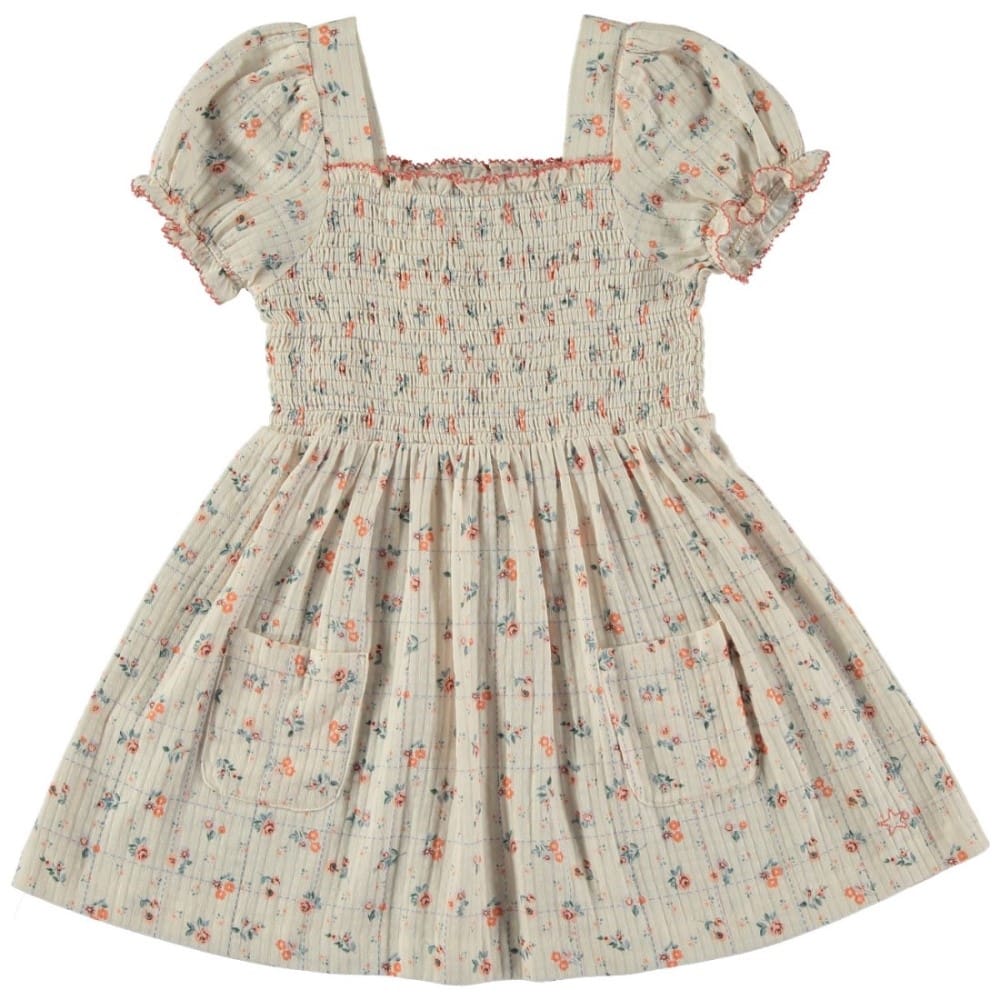 Floral Checked Dress