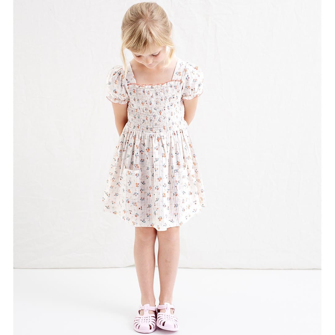 Floral Checked Dress