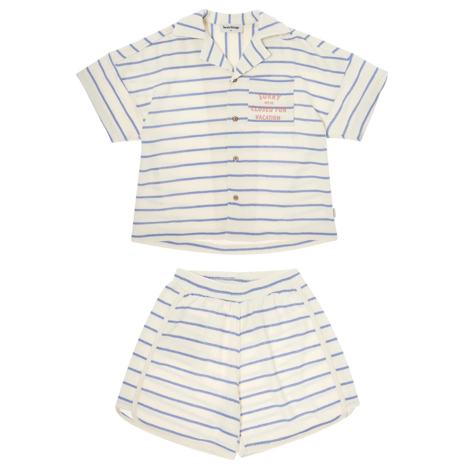 Striped Shirt & Striped Shorts