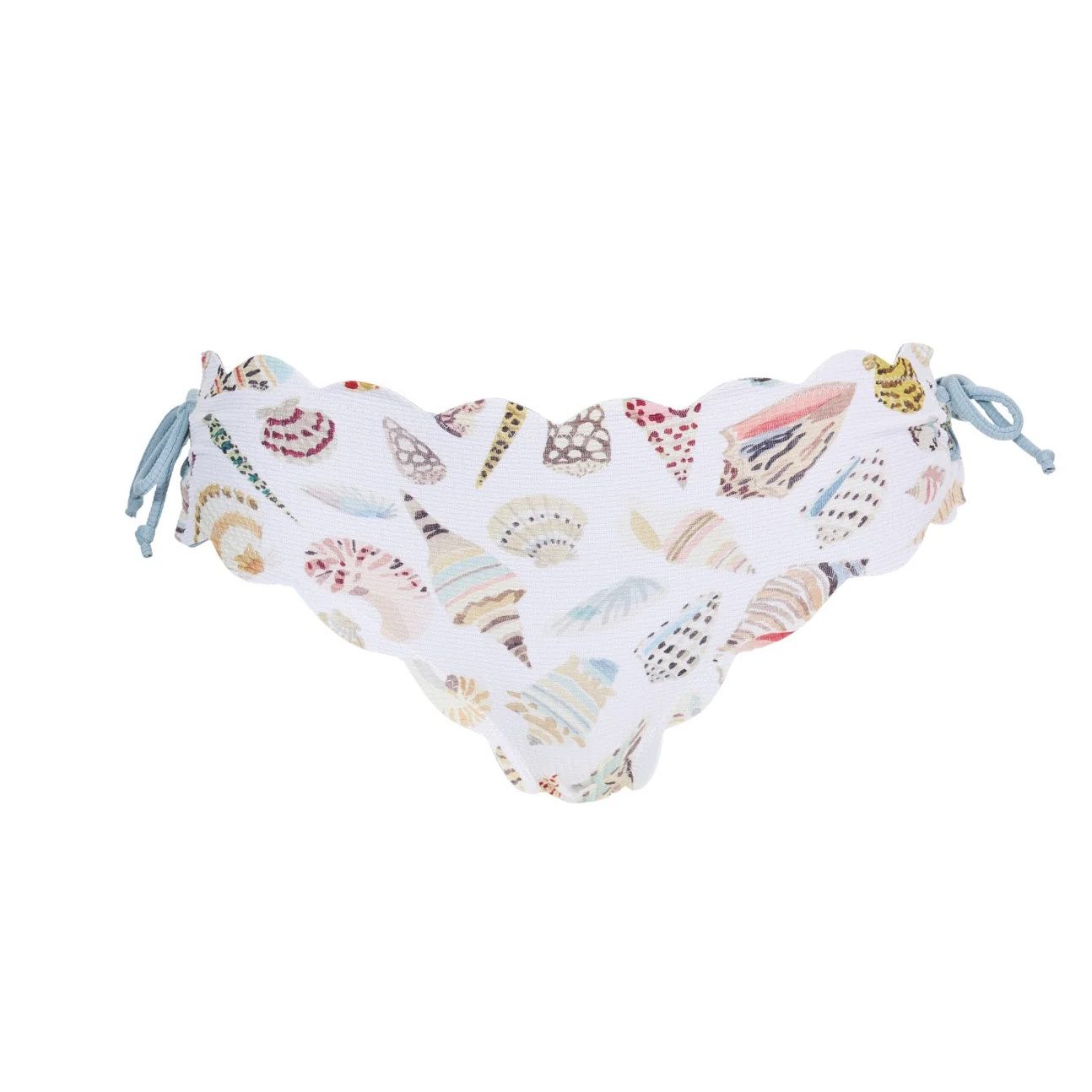 REVERSIBLE Palm Springs Tie Top & Spring Tie Bottom | Crystalline/Coconut Shell Print