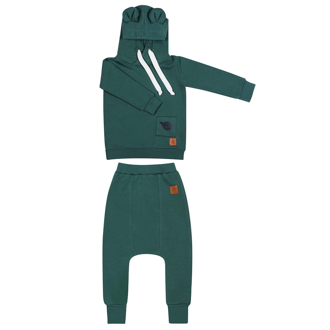 Hoodie Blouse & Teo Pants | Ocean