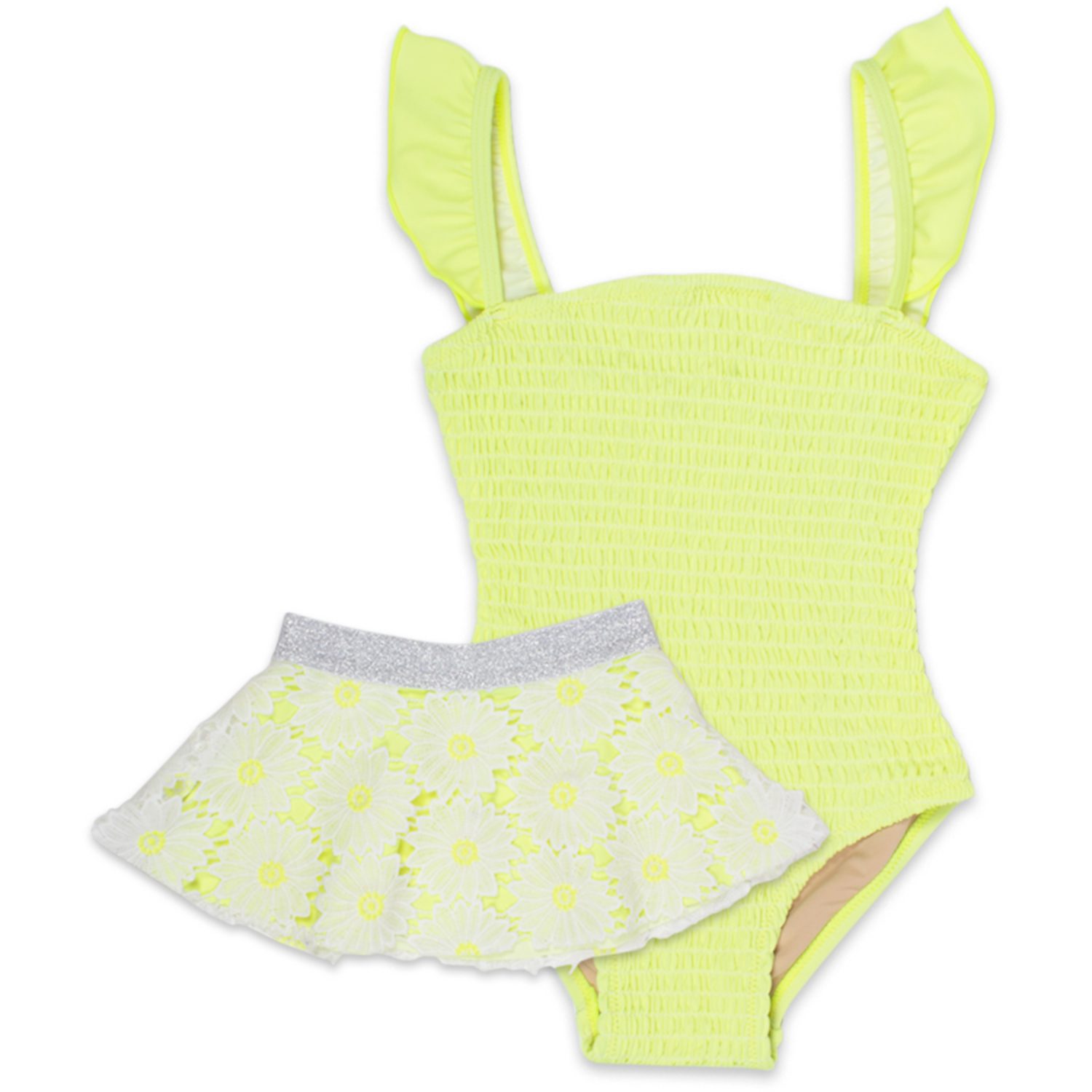 Citron Daisy One Piece W/ Tutu