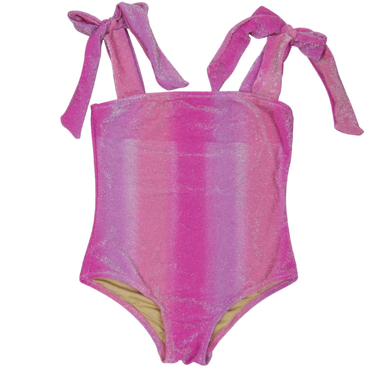 Shimmer Bunny Tie One Piece | Pink Ombre
