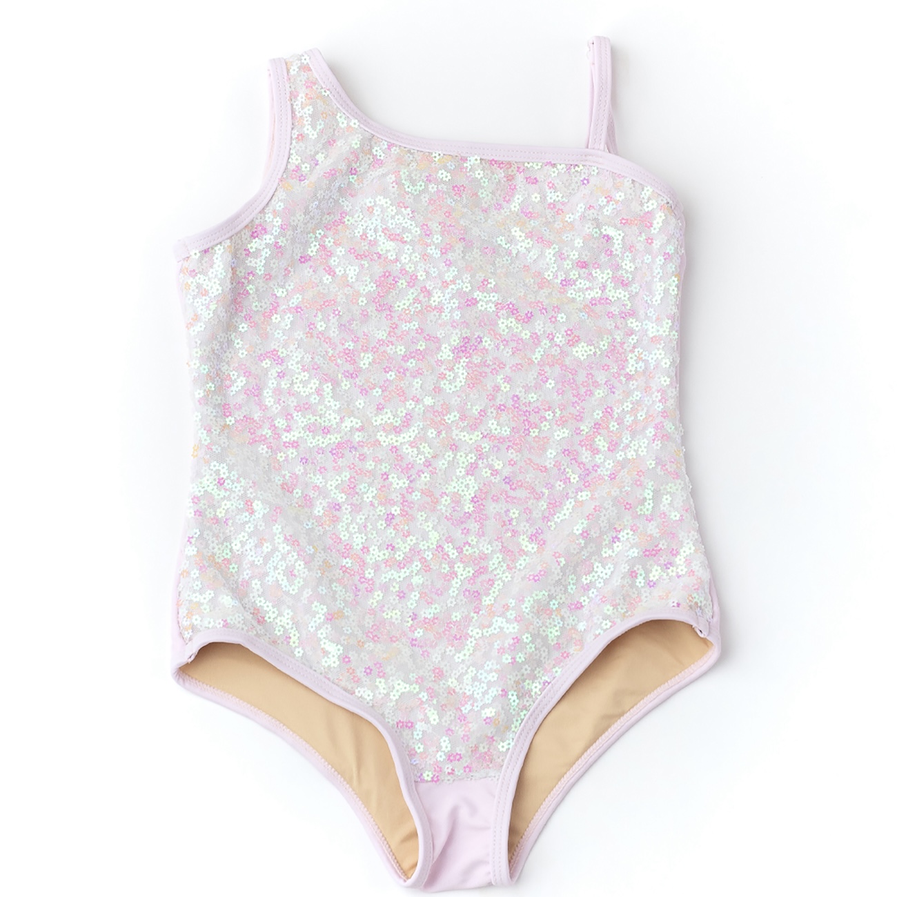 Daisy Sequin One Piece | Light Pink