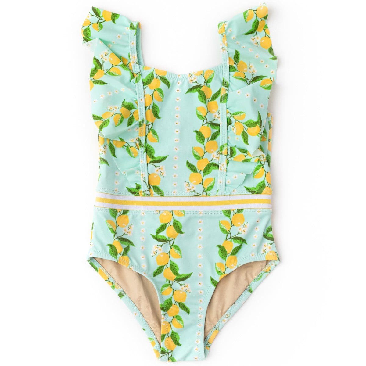 Ruffle Shoulder 1 Piece | Citrus Grove