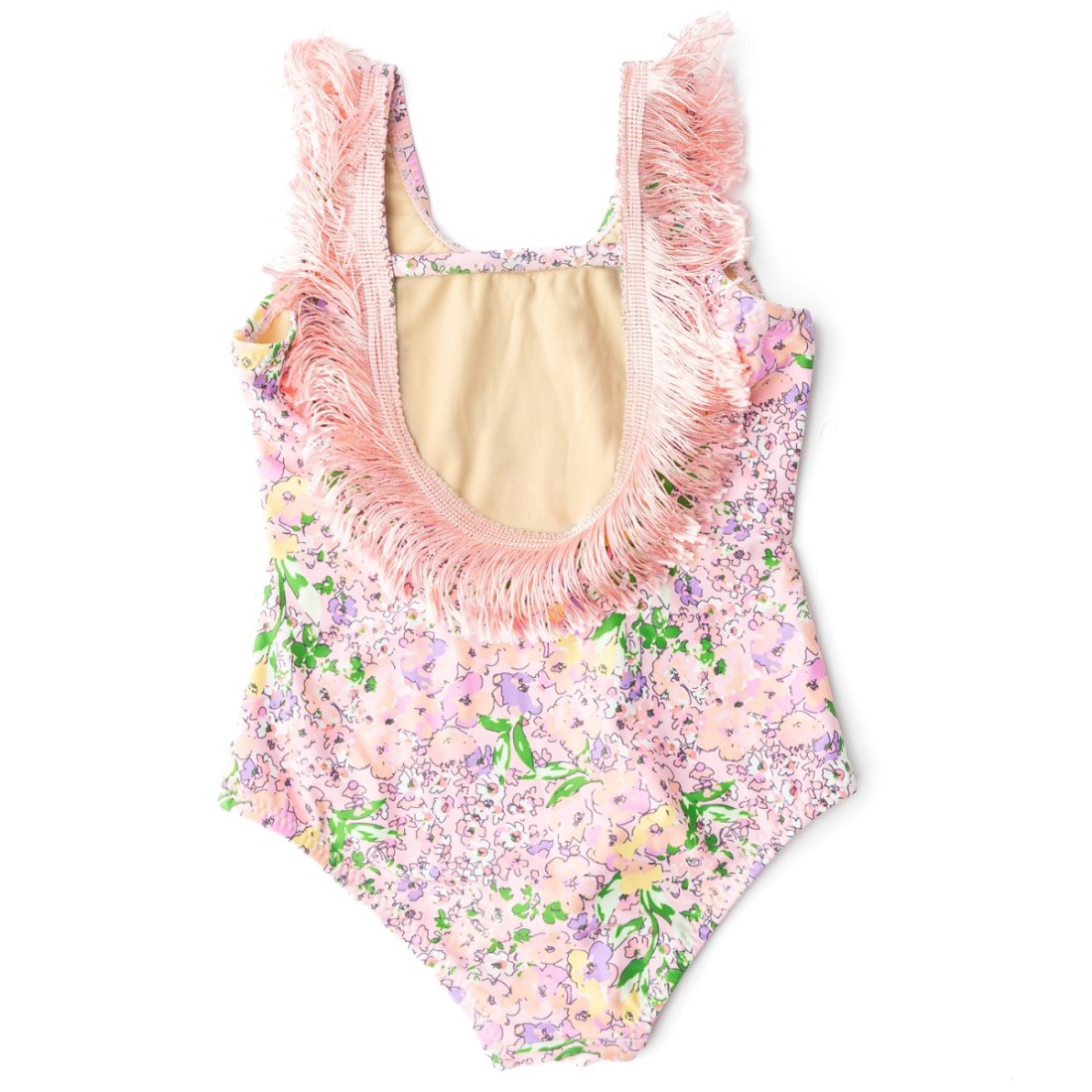 One Piece Fringe Petal Pink