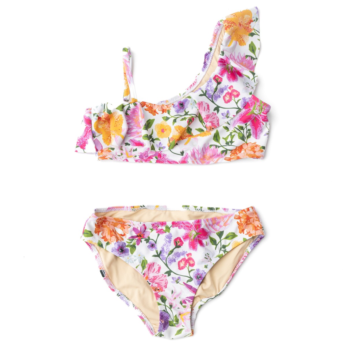 Two Piece One Shoulder | Summer Gardens