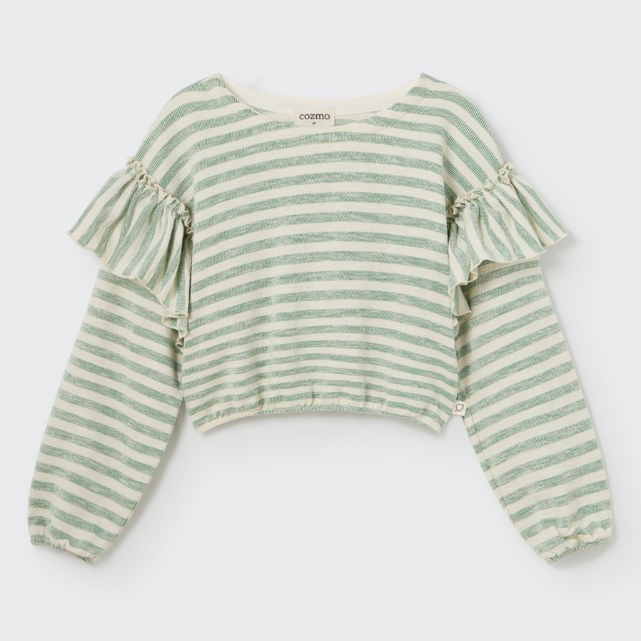 Silviak Thin Stripes Sweatshirt | Grass