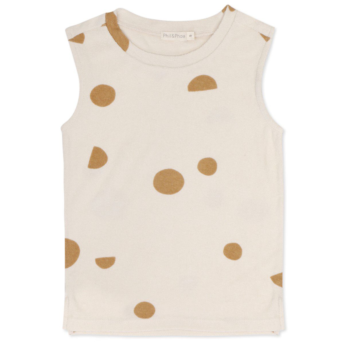 Sleeveless Frotté Top Sun & Shorts | Buttercream