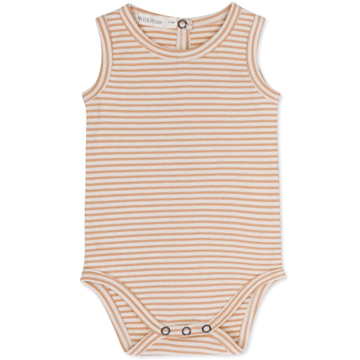Sleeveless Rib Body & Chunky Baby Shorts