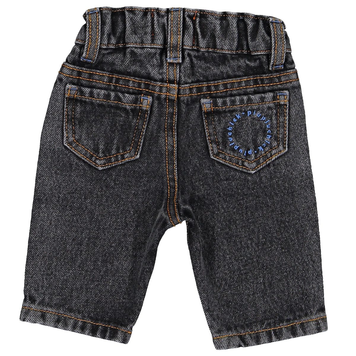 Unisex Trousers | Washed Black Denim