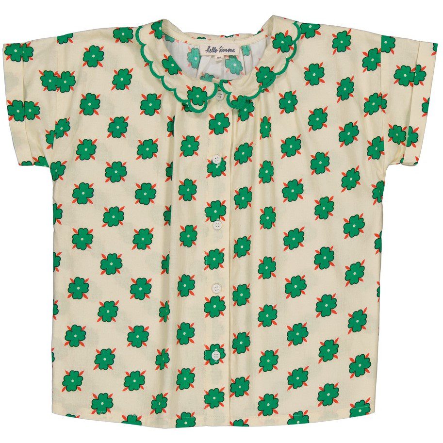 Caroline Blouse | Bleuet Green