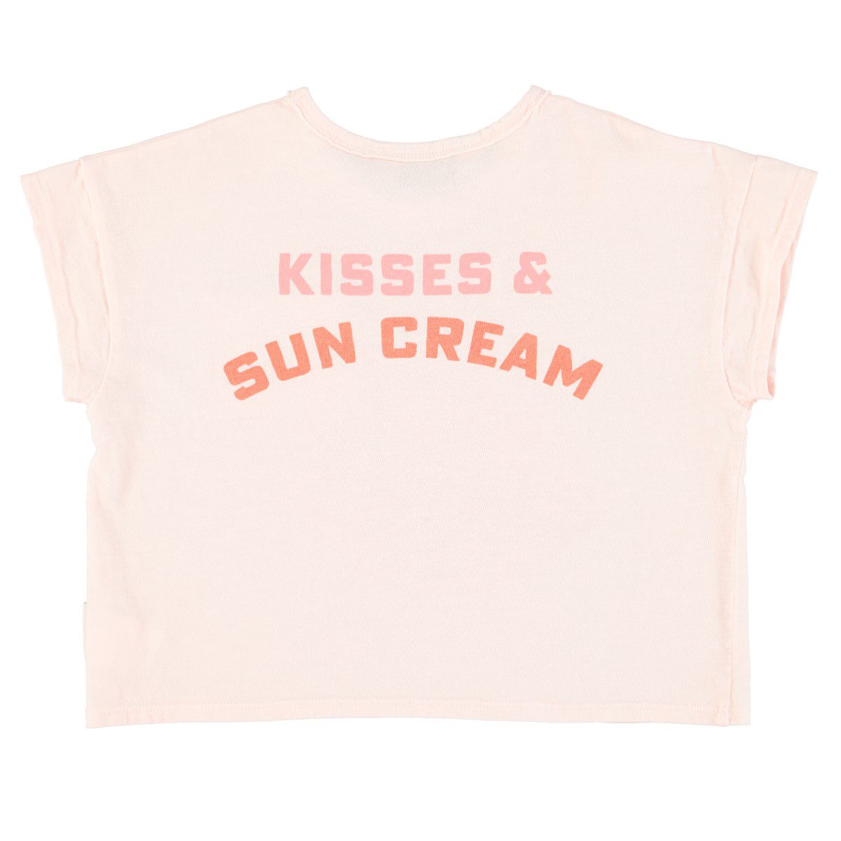 T-Shirt | Light Pink W/ Lips Print