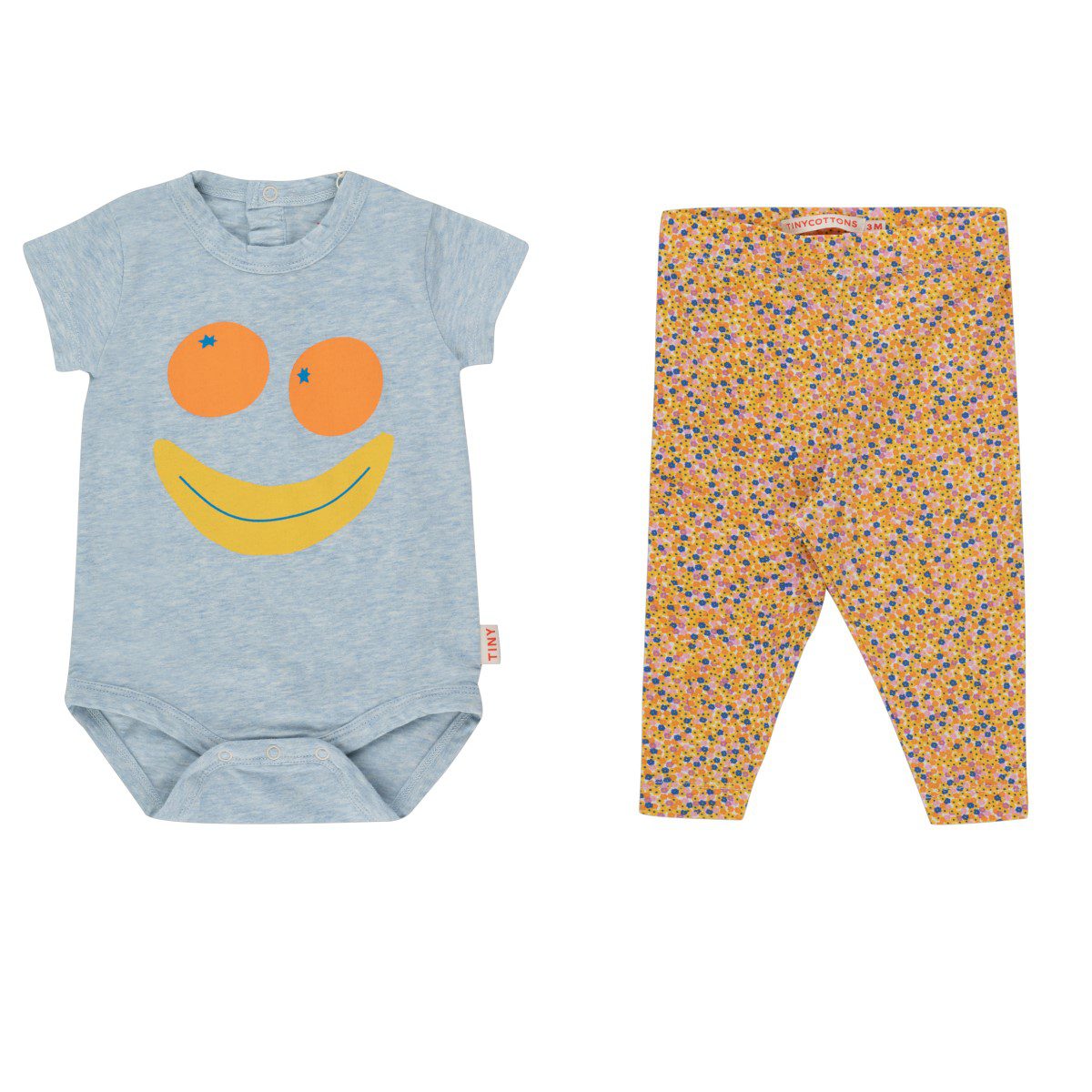 Smile Body Heather & Flowers Baby Pant | Set