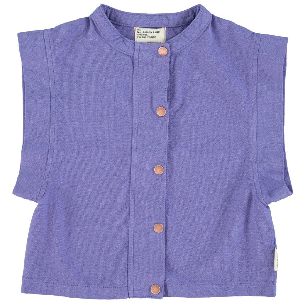 Sleeveless Waistcoat | Purple W/ 