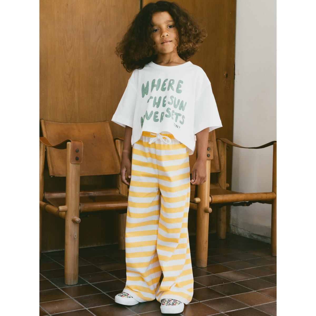 The Sun Graphic Crop Tee