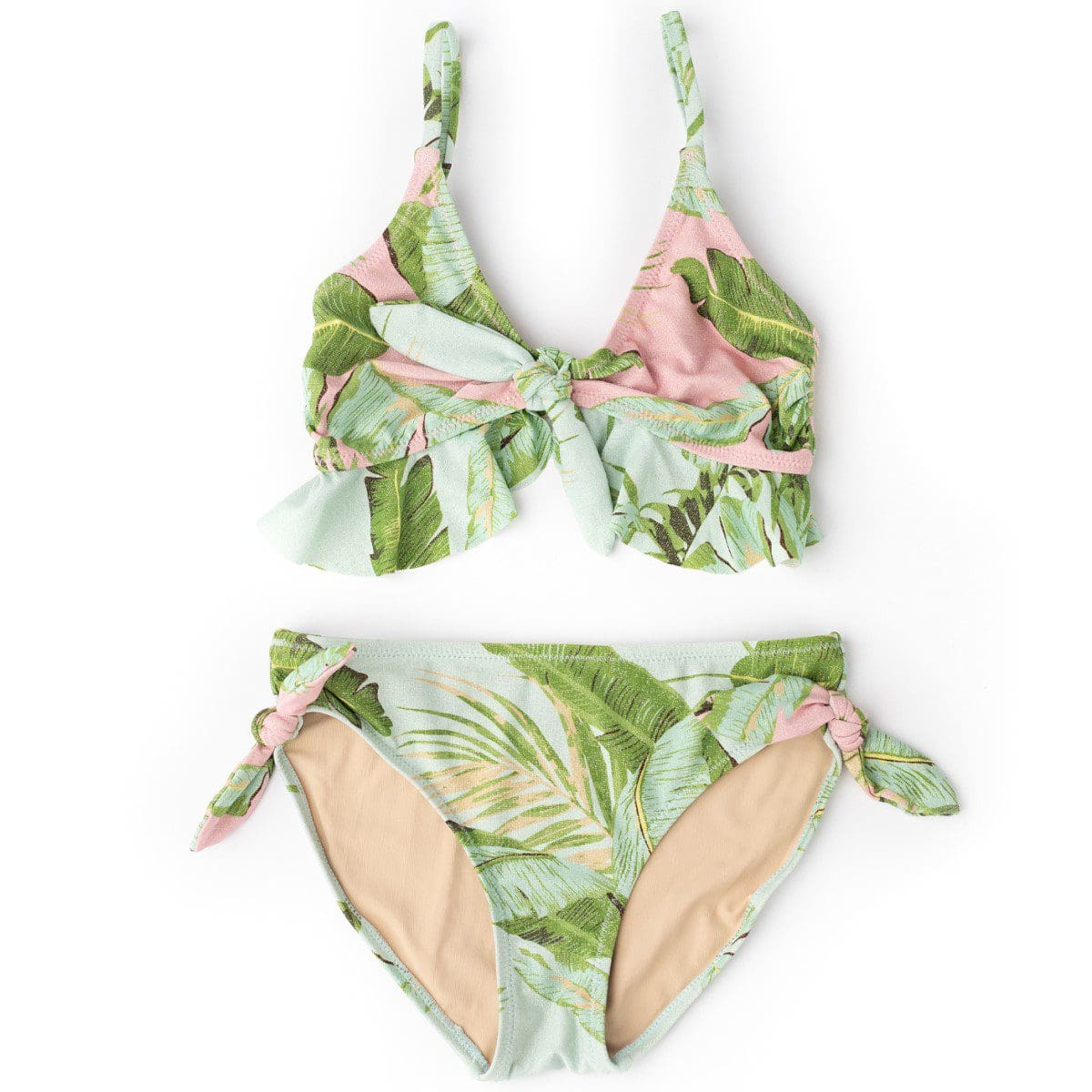 Shimmer Ruffle Bikini | Cabana Palms
