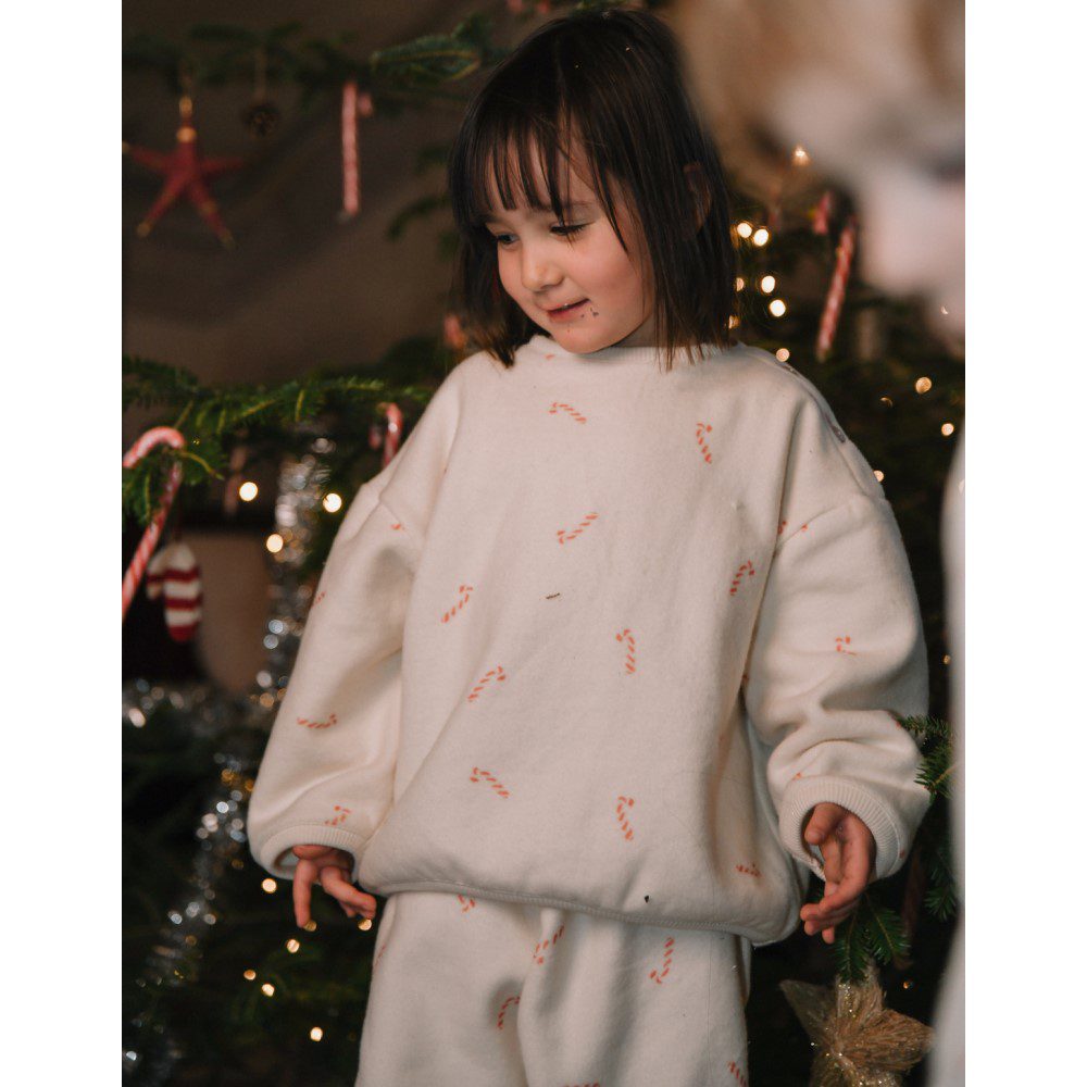 Ours Polar Sweat & Porgy Polar Pants | Candy Cane