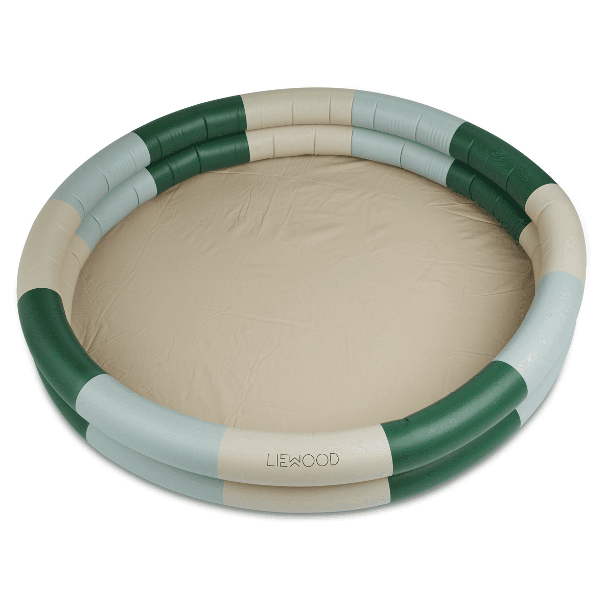 Savannah Pool | Stripe: Garden Green/Sandy/Dove Blue
