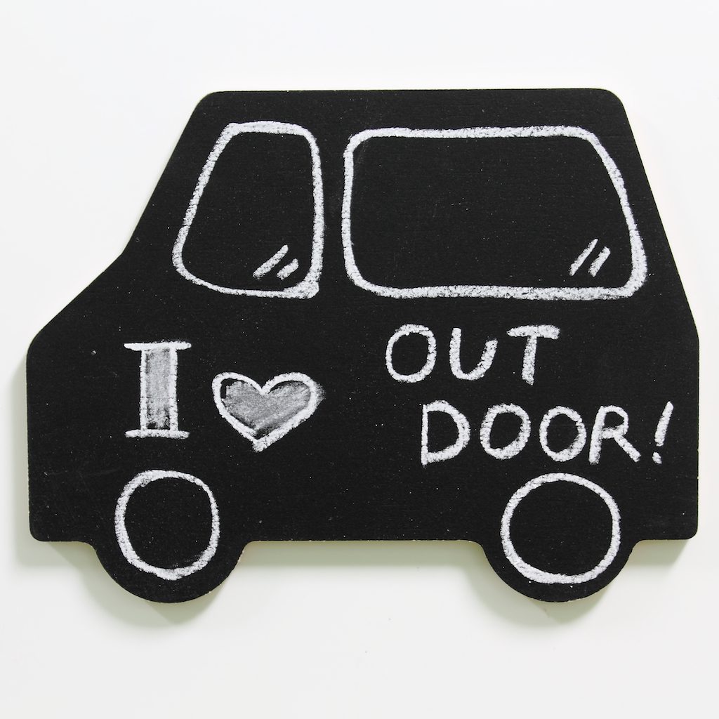 Shape Your Day Chalk Board Magnet Set | Adventure