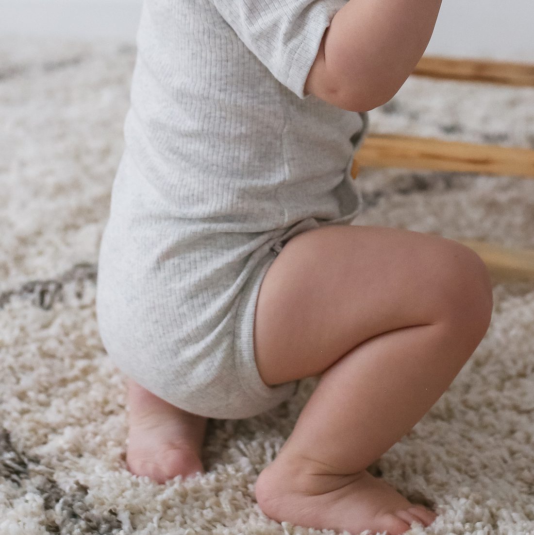 Short  Sleeve Bodysuit | Grey